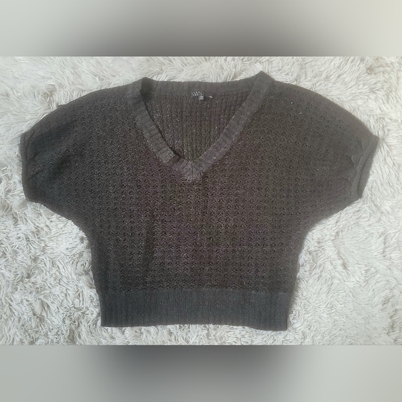 Dark grey knit loose over sweater - Picture 1 of 1